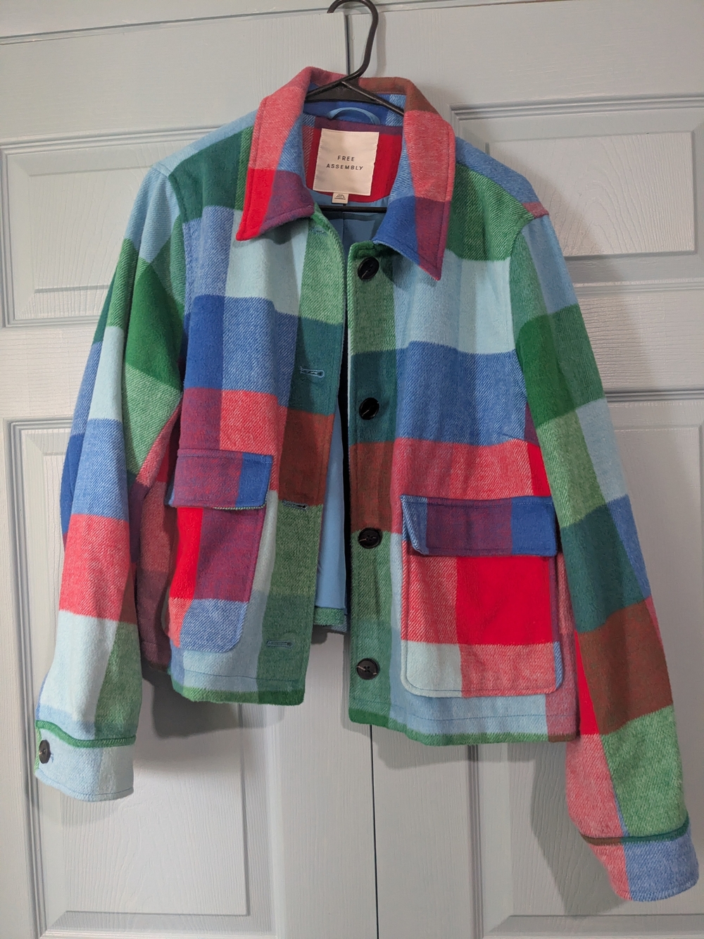 Free assembly Colorblock Jacket